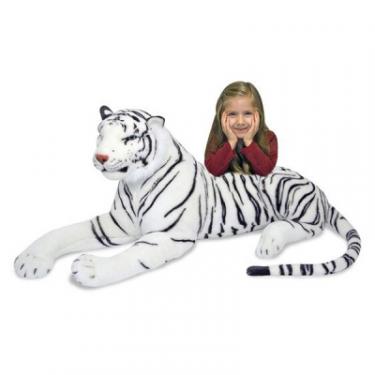 Мягкая игрушка Melissa&Doug Гигантский плюшевый белый тигр 1,8 м Фото 2