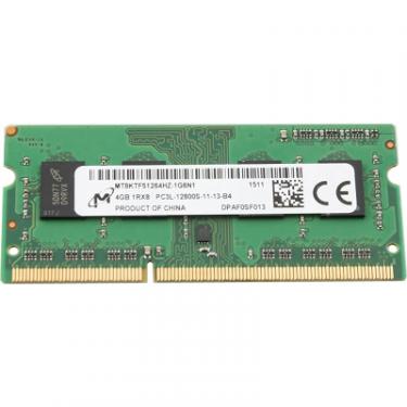 Модуль памяти для ноутбука Micron SoDIMM DDR3 4GB 1600 MHz Фото