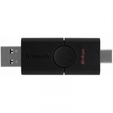 USB флеш накопитель Kingston 64GB DataTraveler Duo USB 3.2 Gen1/Type-C Фото 2