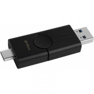 USB флеш накопитель Kingston 64GB DataTraveler Duo USB 3.2 Gen1/Type-C Фото 3