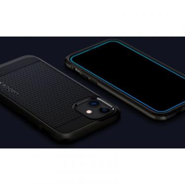 Стекло защитное Spigen iPhone 12 Pro Max Glas tR ALM FC Black (2Pack) Фото 2