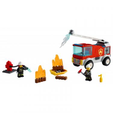 Конструктор LEGO City Fire Пожарная машина с лестницей 88 деталей Фото 1