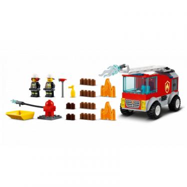 Конструктор LEGO City Fire Пожарная машина с лестницей 88 деталей Фото 6