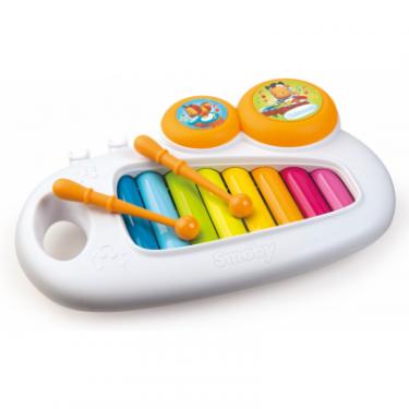 Развивающая игрушка Smoby ксилофон Cotoons с ручкой Фото