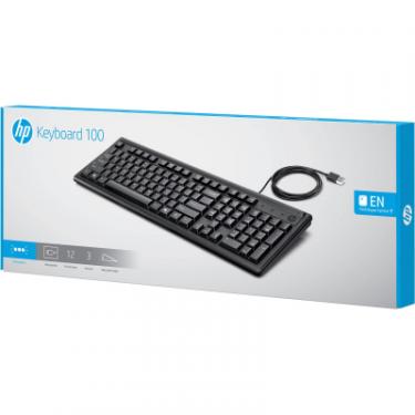 Клавиатура HP 100 USB Black Фото 3