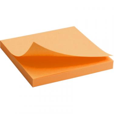 Бумага для заметок Axent с клейким слоем 75x75мм, 80арк, ярко оранж Фото
