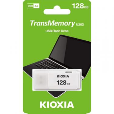 USB флеш накопитель Kioxia 128GB U202 White USB2.0 Фото 2