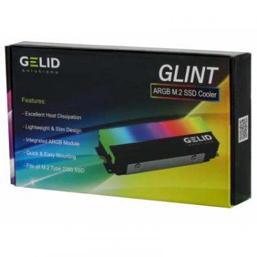 Радиатор охлаждения Gelid Solutions GLINT ARGB M.2 2280 SSD Фото 5