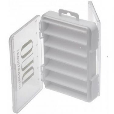 Коробка рыболова DUO Reversible Lure Case 100 White/Silver Logo Фото 1