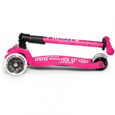 Самокат Micro Maxi Deluxe LED Рожевий Фото 3