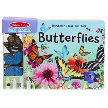 Развивающая игрушка Melissa&Doug книга с фигурками бабочек Фото