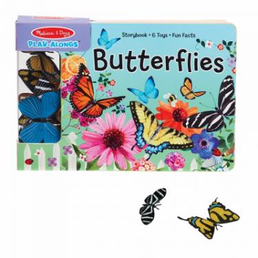 Развивающая игрушка Melissa&Doug книга с фигурками бабочек Фото 1