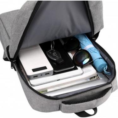 Рюкзак для ноутбука AirOn 15.6" Weekend 15L Grey Фото 4