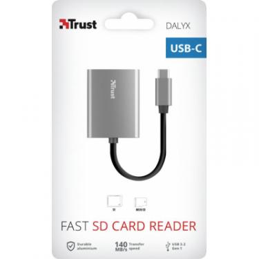 Считыватель флеш-карт Trust DALYX FAST USB-C ALUMINIUM Фото 9