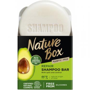 Твердый шампунь Nature Box Для відновлення волосся з Олією Авокадо 85 г Фото