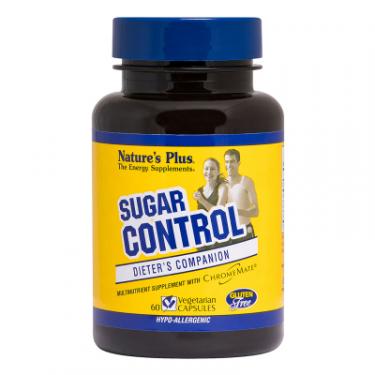 Витаминно-минеральный комплекс Natures Plus Блокатор Сахара, Sugar Control, 60 гелевых капсул Фото
