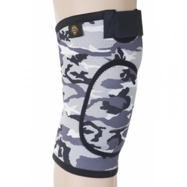 Бандаж ARMOR на колінний суглоб і зв'язки, закритий, M, сірий Фото