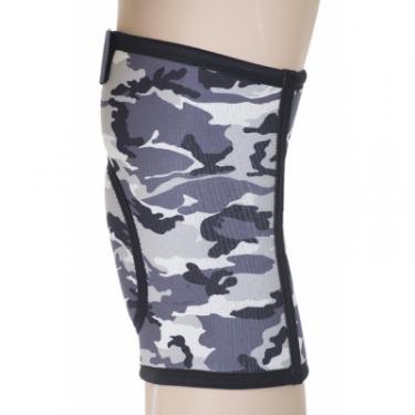 Бандаж ARMOR на колінний суглоб і зв'язки, закритий, M, сірий Фото 1