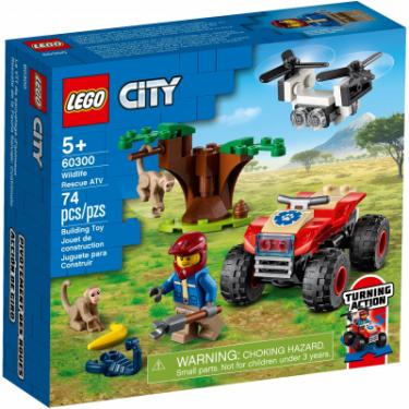 Конструктор LEGO City Спасательный вездеход для зверей 74 деталей Фото