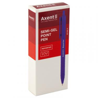 Ручка масляная Axent Reporter автоматическая Синяя 0.7 мм Фото 1