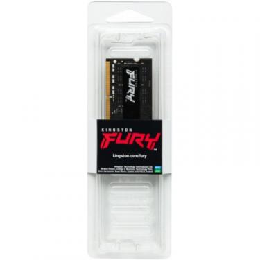 Модуль памяти для ноутбука Kingston Fury (ex.HyperX) SoDIMM DDR4 8GB 2666 MHz Fury Impact Фото 3