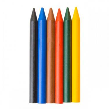 Карандаши цветные Луч Класика воскові круглі 6 кольори Фото 1