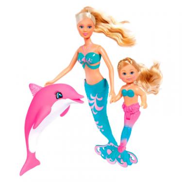 Кукла Simba Штеффи и Эви Подруги-русалочки с дельфином и расче Фото