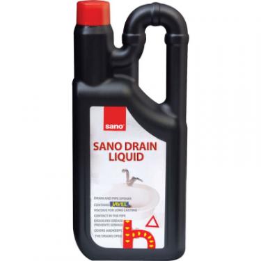 Средство для прочистки труб Sano Drain Liquid 1 л Фото