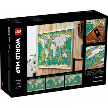 Конструктор LEGO Art Карта мира 11695 деталей Фото 7