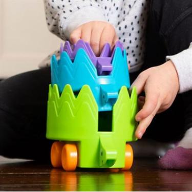 Развивающая игрушка Fat Brain Toys Пирамидка-каталка Ежики Hiding Hedgehogs Фото 3