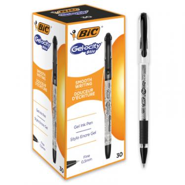 Ручка гелевая Bic Gel-Ocity Stic, черная Фото 1