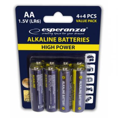 Батарейка Esperanza AA LR6 Alkaline * 8 Фото 1