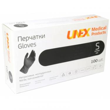Медицинские перчатки Unex Medical нитриловые неопудренные размер S 100 шт. - 50 пар Фото