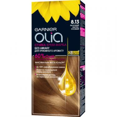 Краска для волос Garnier Olia 8.13 Песочный светло-русый 112 мл Фото