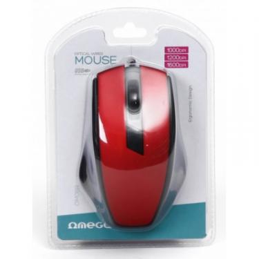 Мышка Omega OM-08 USB Red Фото 4