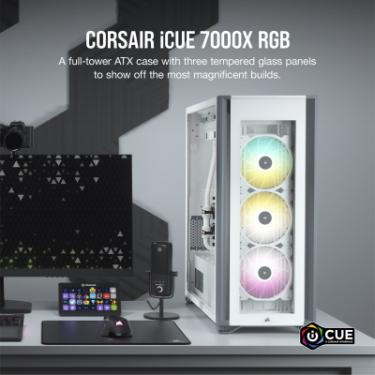 Корпус Corsair iCUE 7000X RGB Tempered Glass White Фото 10