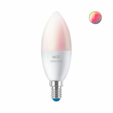 Умная лампочка WiZ E14 4.9W(40W 806Lm) C37 2200-6500K RGB Wi-Fi Фото 1