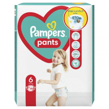 Подгузники Pampers трусики Pants Giant Розмір 6 (14-19 кг) 19 шт Фото 1
