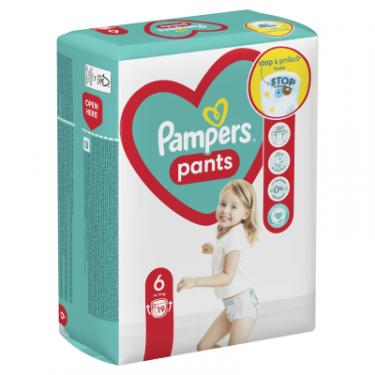 Подгузники Pampers трусики Pants Giant Розмір 6 (14-19 кг) 19 шт Фото 2