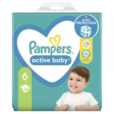 Подгузники Pampers Active Baby Giant Розмір 6 (13-18 кг) 56 шт Фото 1