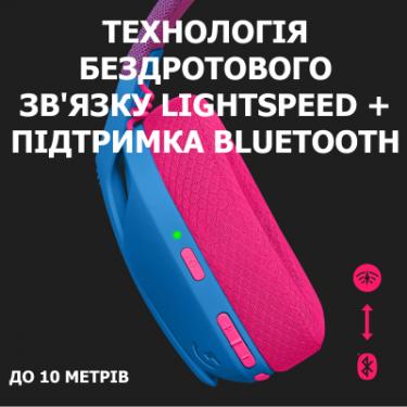 Наушники Logitech G435 Lightspeed Wireless Gaming Headset Blue Фото 2