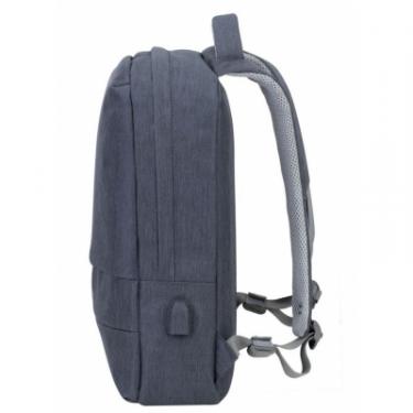Рюкзак для ноутбука RivaCase 15.6" 7562 dark grey anti-theft Фото 3