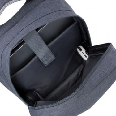 Рюкзак для ноутбука RivaCase 15.6" 7562 dark grey anti-theft Фото 7