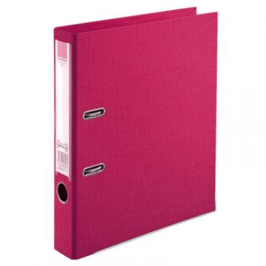 Папка - регистратор Comix А4, 70 мм, PP, двостороння, рожевий Фото