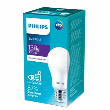 Лампочка Philips ESS LEDBulb 13W 1450lm E27 840 1CT/12RCA Фото 1