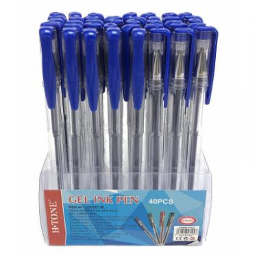 Ручка гелевая H-Tone 0,5 мм, синя, уп. 40 шт. Фото 1