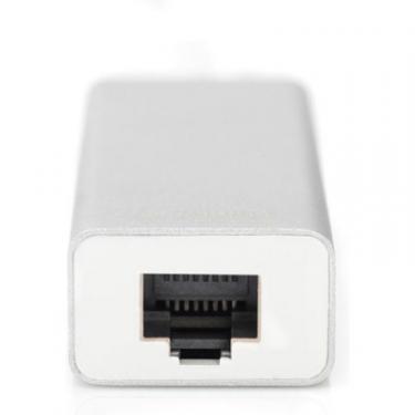 Концентратор Digitus USB-C - USB 3.0 3 Port Hub + Gigabit Ethernet Фото 4