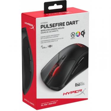 Мышка HyperX Pulsefire Dart Wireless Gaming Black Фото 7