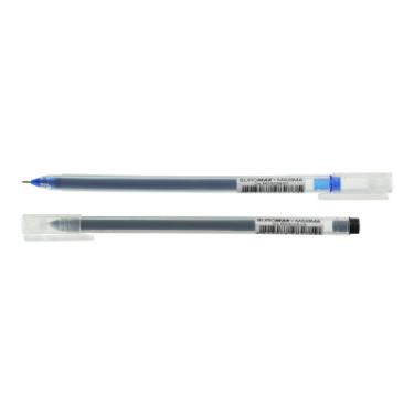 Ручка гелевая Buromax MAXIMA, сині чорнила Фото