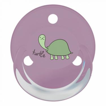 Пустышка Baby-Nova TurtlePanda Uni 0-24 міс. рожева/бузкова, 2 шт. Фото 2